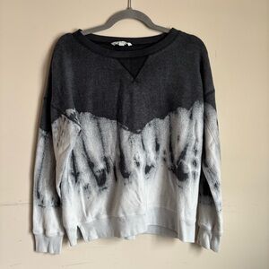 American Eagle Outfitters Black and Gray Top